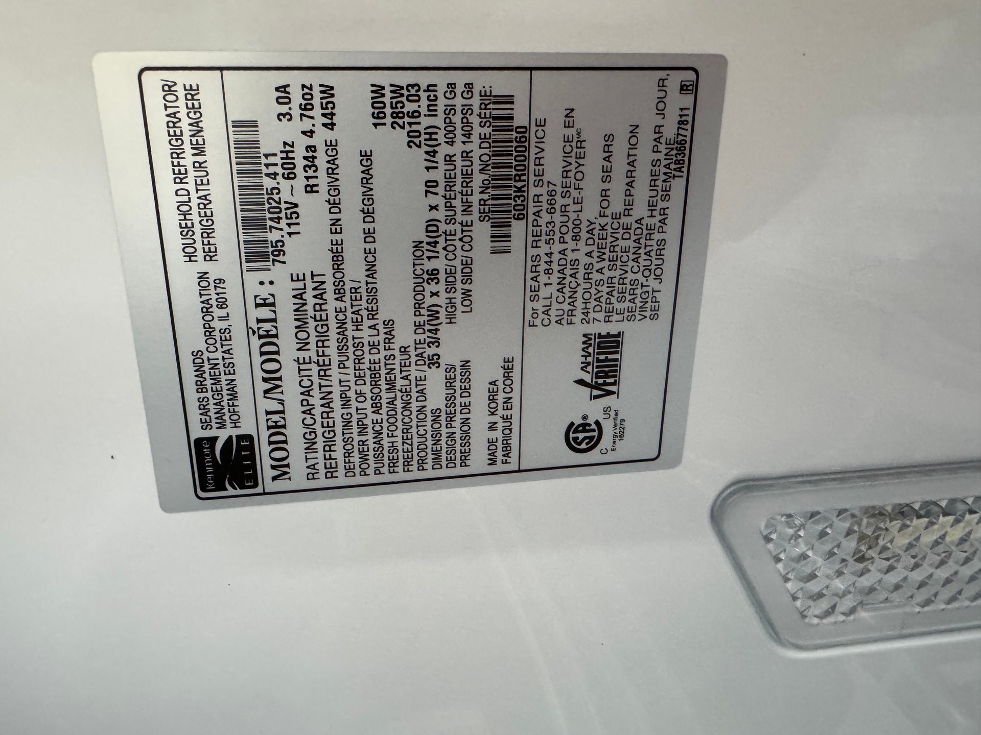 Kenmore 795.74025.411 repair in Memorial, TX β photo 1