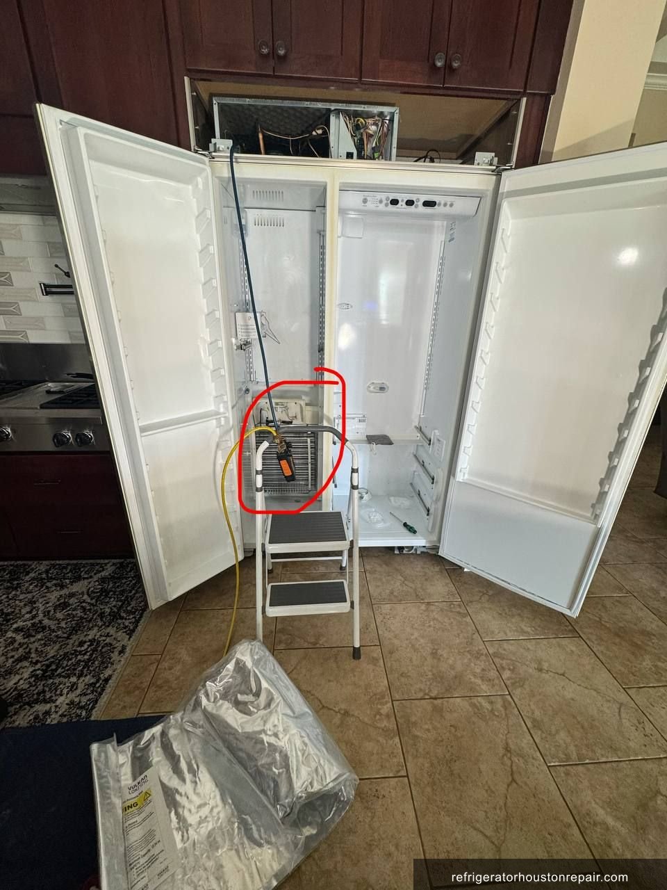 KitchenAid KSSC48FTS02 repair in Houston, TX β photo 2