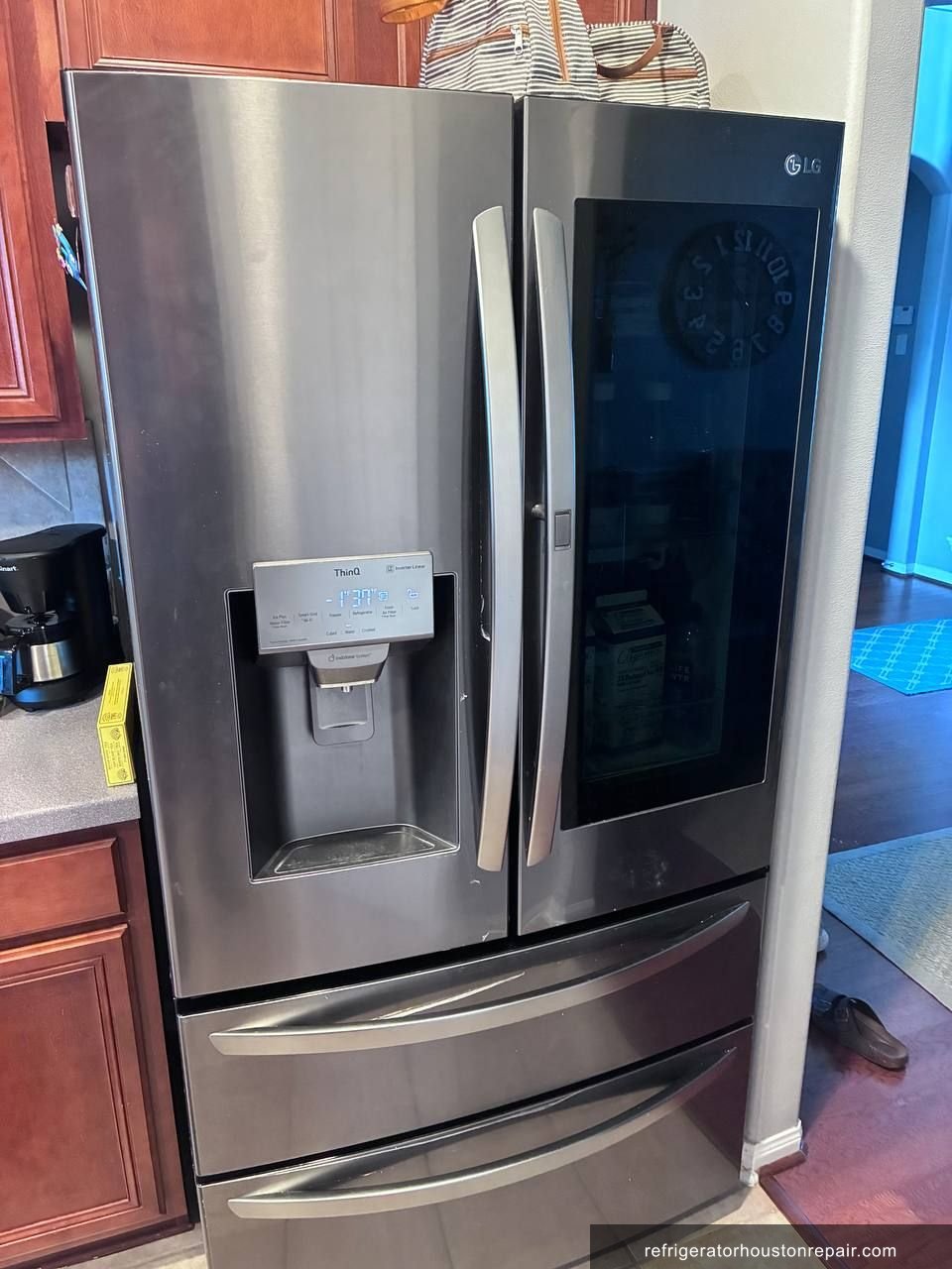 LG LMXS28596D: Inverter Compressor Failure Repaired in Spring, TX