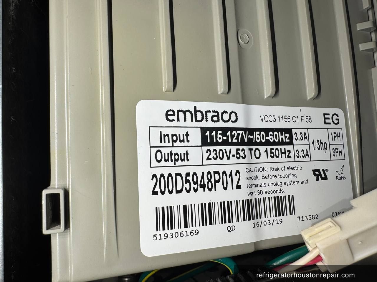 Monogram ZIR360NHBRH repair in Magnolia, TX β photo 3
