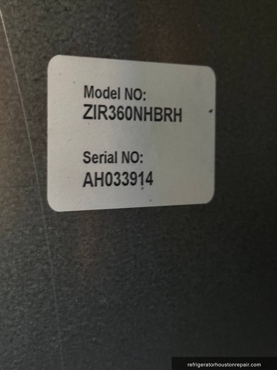 Monogram ZIR360NHBRH repair in Magnolia, TX β photo 4