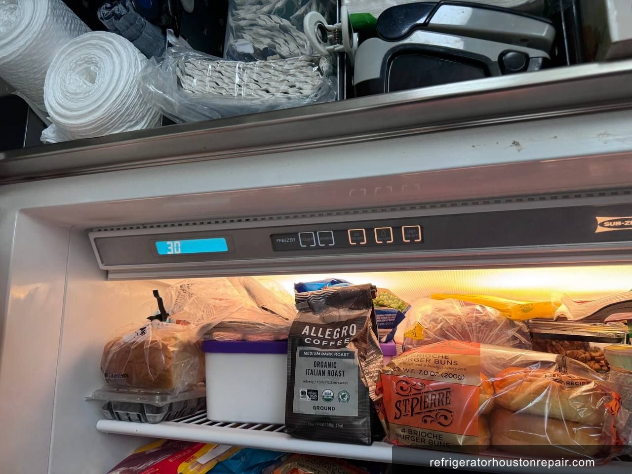 Sub-Zero 601F/36 repair in Cypress, TX — photo 1