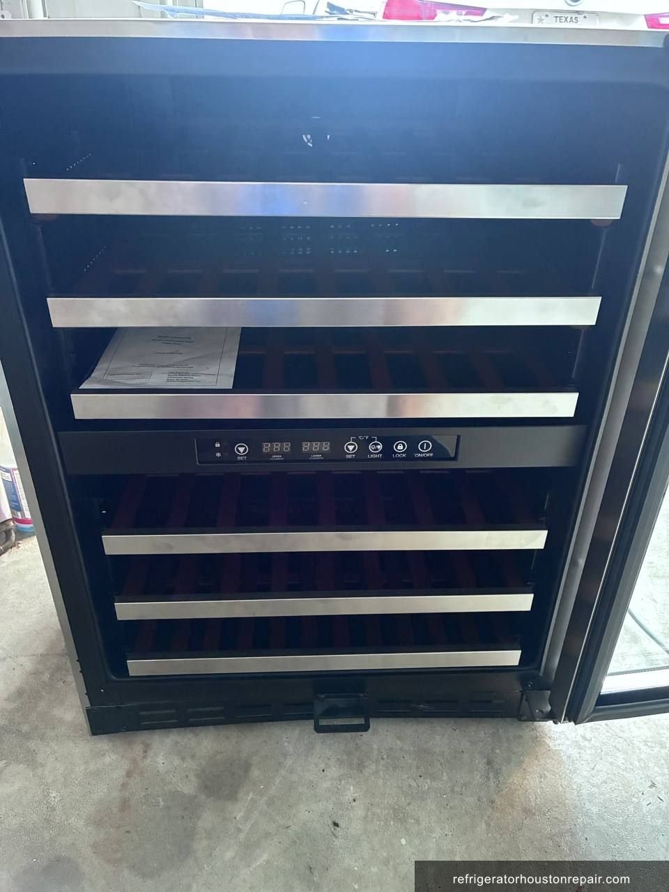 Summit SWC530BLBIST: Refrigerant Leak from Evaporator Coil in The Woodlands, TX