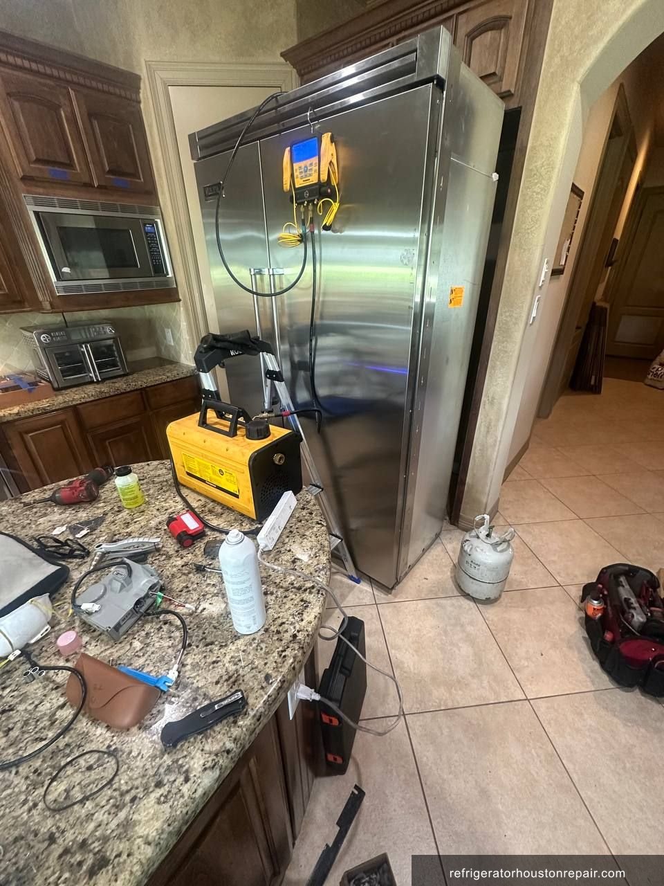 Viking VCSB483SS: Compressor & Inverter Board Failure in League City, TX